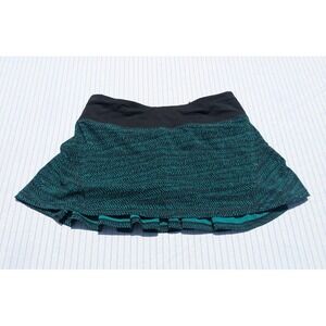 Lululemon Pace Rival Mid-Rise‎ Athleisure Skort Size 6 Green